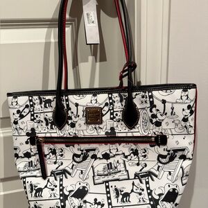 Mickey Mouse in Steamboat Willie Dooney & Bourke Tote Bag NEW WITH TAG